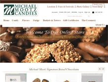 Tablet Screenshot of michaelmootzcandies.com